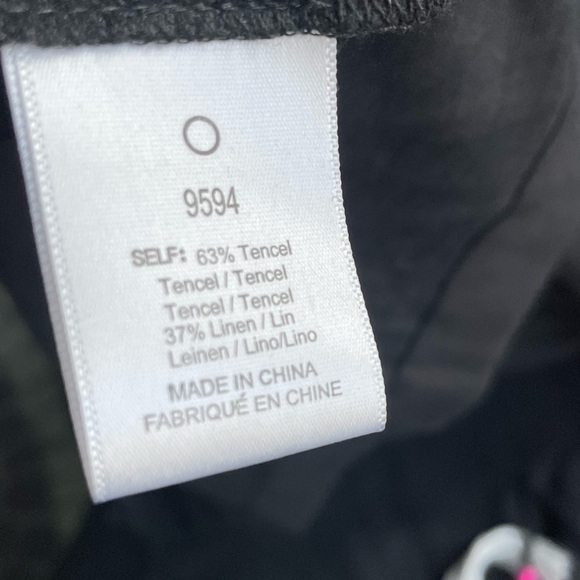 Dolan at Anthropologie Shift Dress Black White SizeM Embroidered Baggy Bohemian - Picture 14 of 14